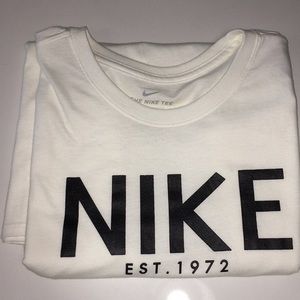 Nike est. 1972 White/ Cream Colored Tshirt